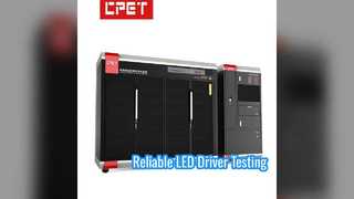 Sterownik LED wypala się w komorze testowej, aby zapewnić niezawodność