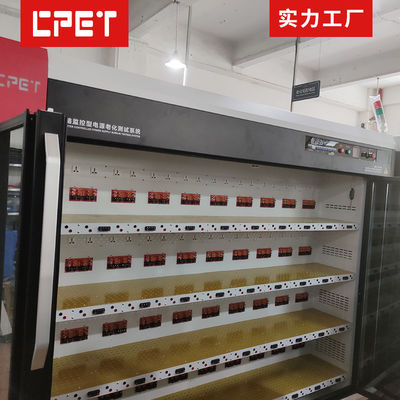 Tester starzenia power banków z 192 kanałami obciążenia, monitorowaniem temperatury i gniazdem wielofunkcyjnym do testów wygrzewania mobilnych źródeł zasilania